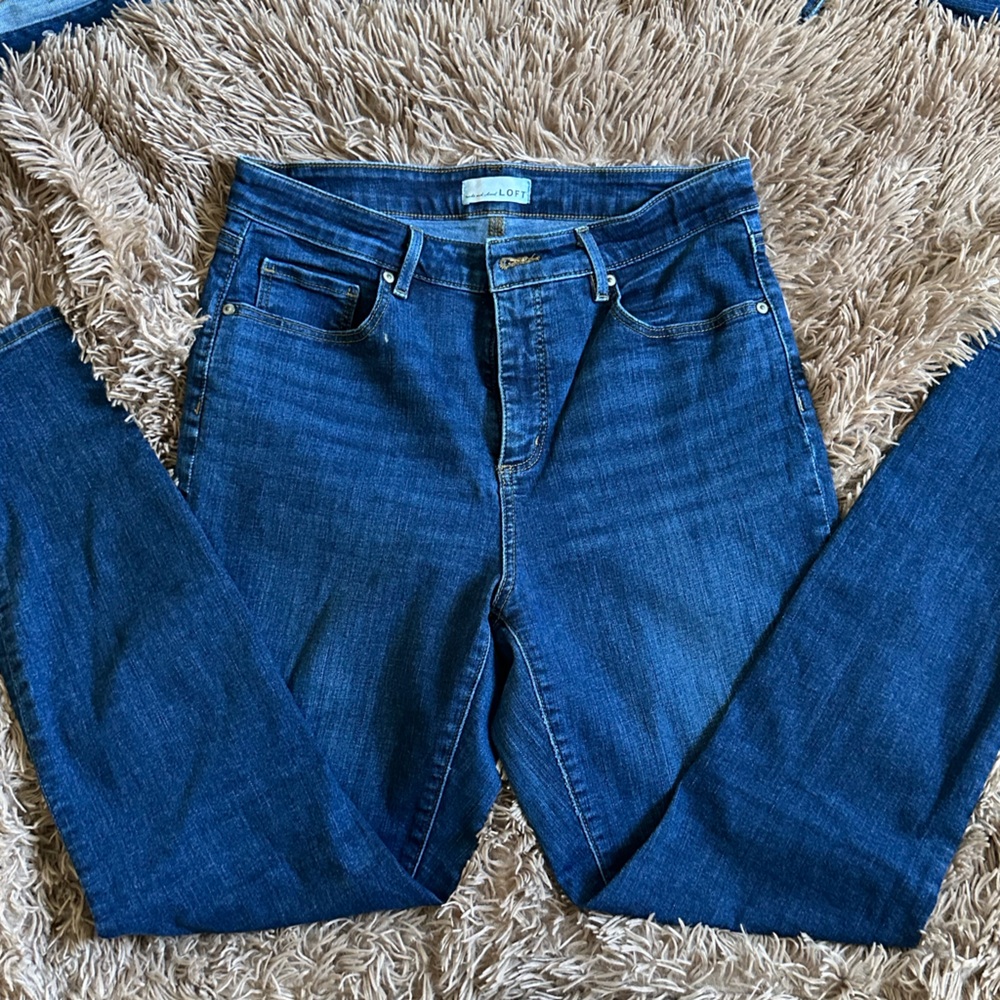 LOFT Curvy High Waist Skinny Jean